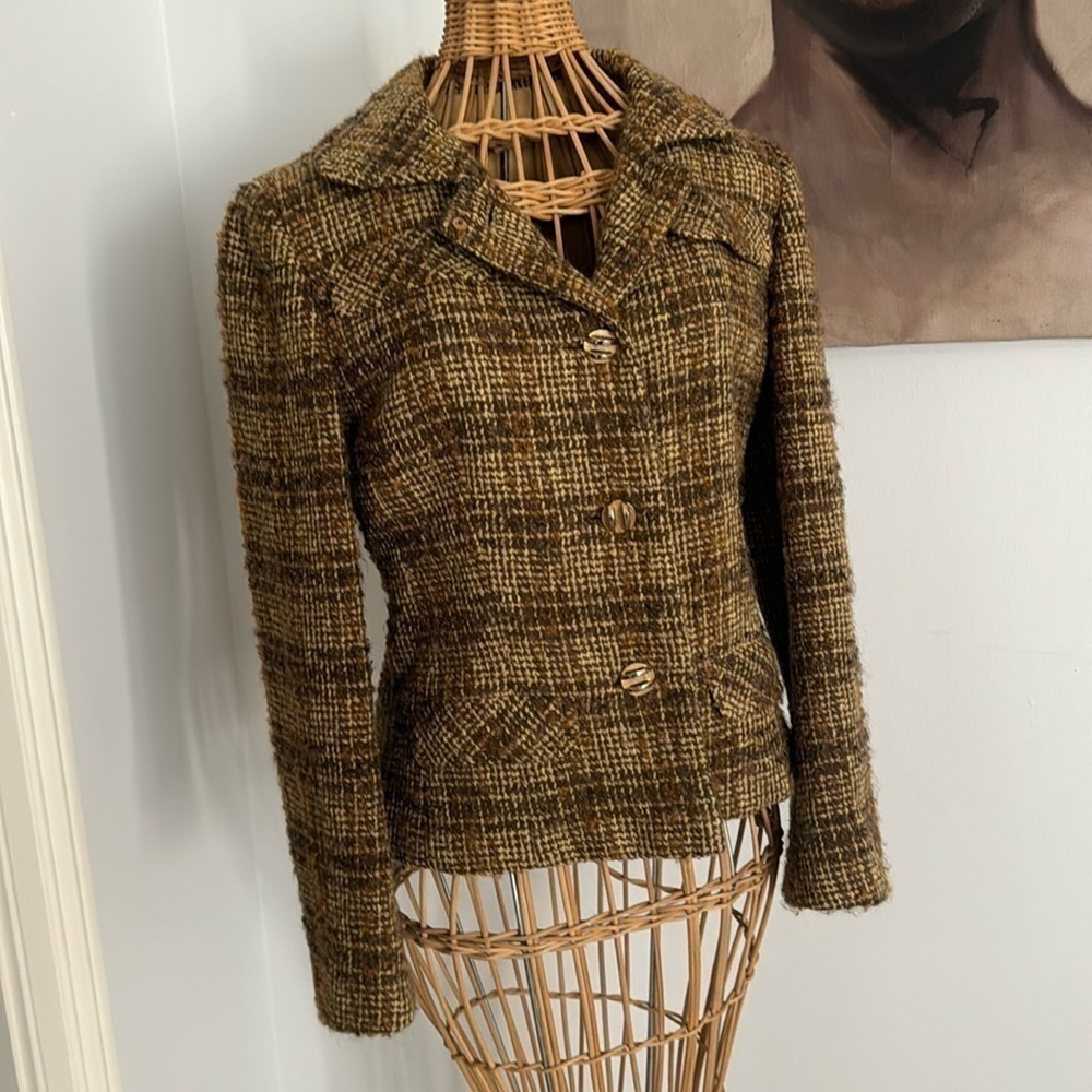 DAVIDOW 🔥Sale🔥vintage jacket. In browns and yellow